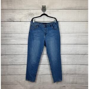 Boden Denim Plus Size Girlfriend High Rise Jeans Size 16/18 Long